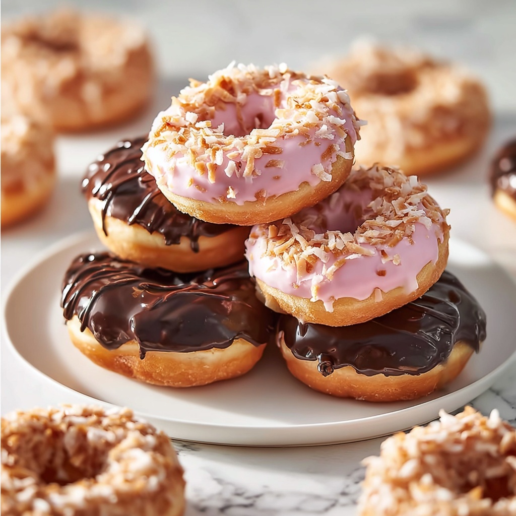 Savor the Sweetness: Homemade Samoa Doughnuts Recipe - Recipe Image
