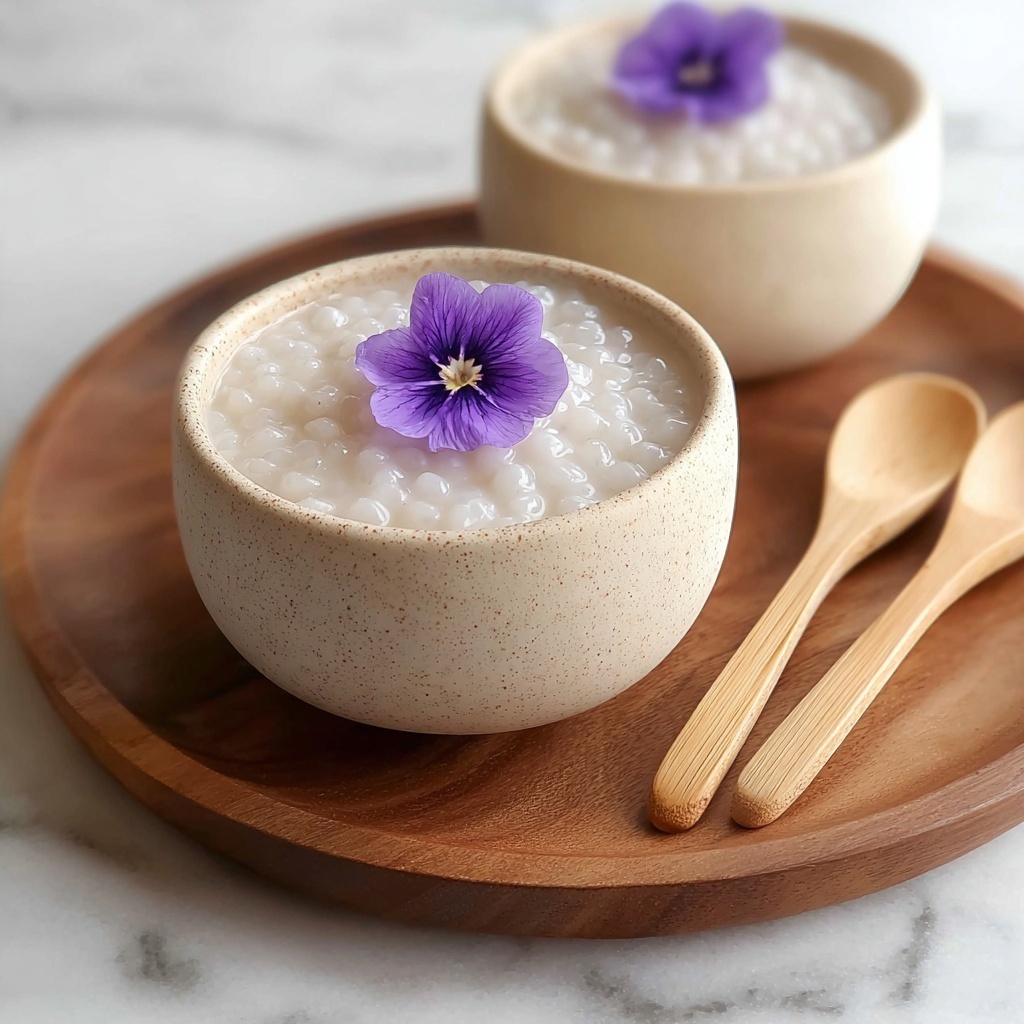 Taro Coconut Sago Bliss: A Creamy Dessert Adventure Recipe - Recipe Image