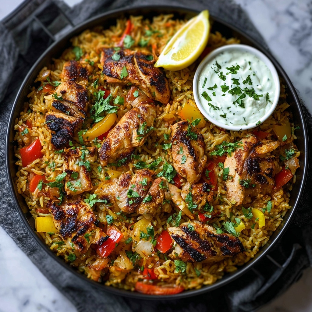 One Pot Chicken Shawarma Rice Recipe - Recipe Image