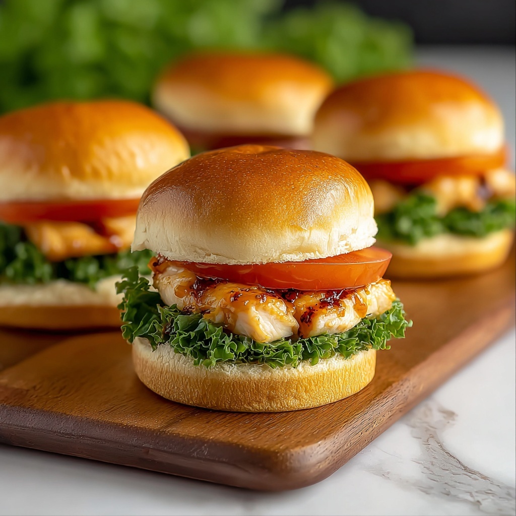 Savory Honey Mustard Chicken Sliders Recipe - Recipe Image