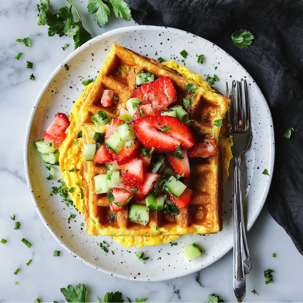 Easy Omelette Waffles You’ll Crave for Breakfast Delight Recipe - Recipe Image
