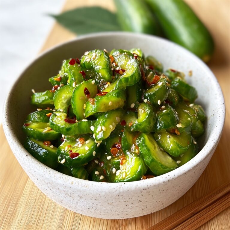 Spicy Asian Cucumber Salad Recipe