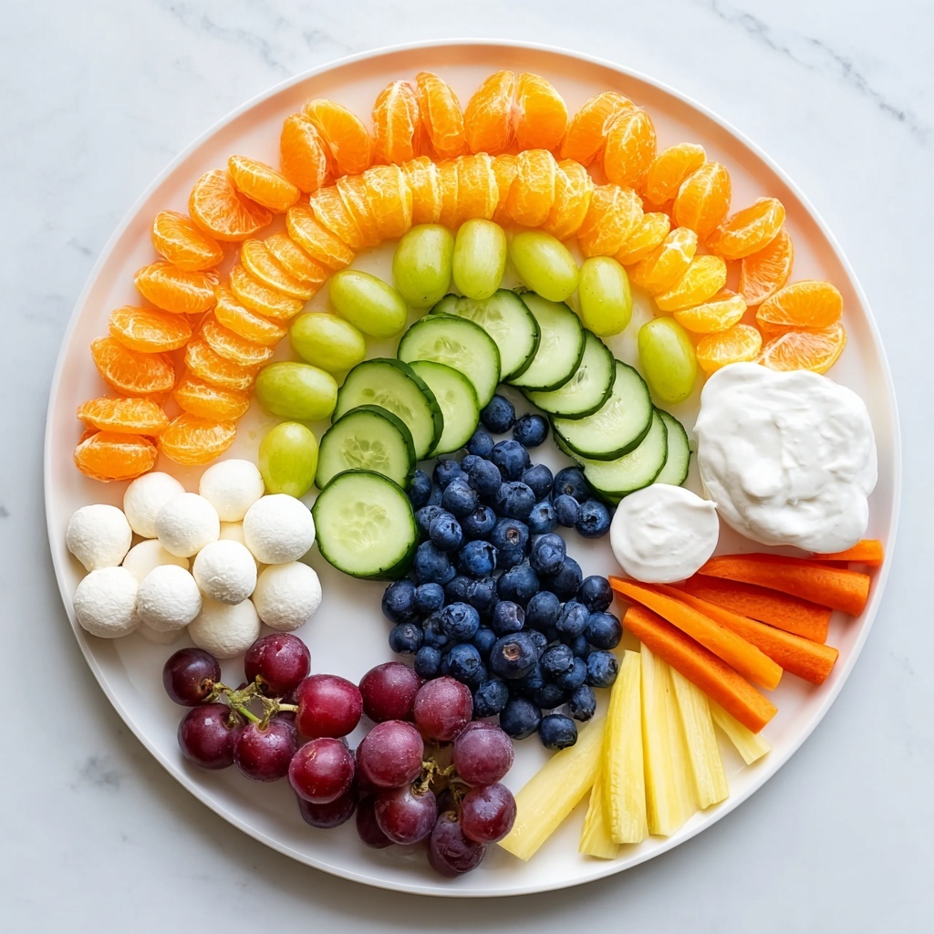 Rainbow Cloud Snack Board Recipe - Recipe Image