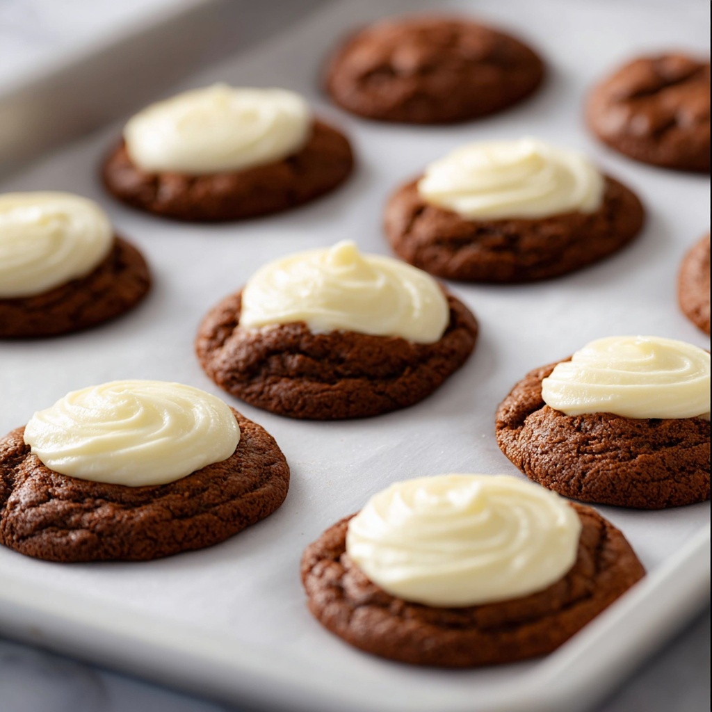 Brownie Mix Cookies with Cream Cheese Frosting Recipe - Recipe Image
