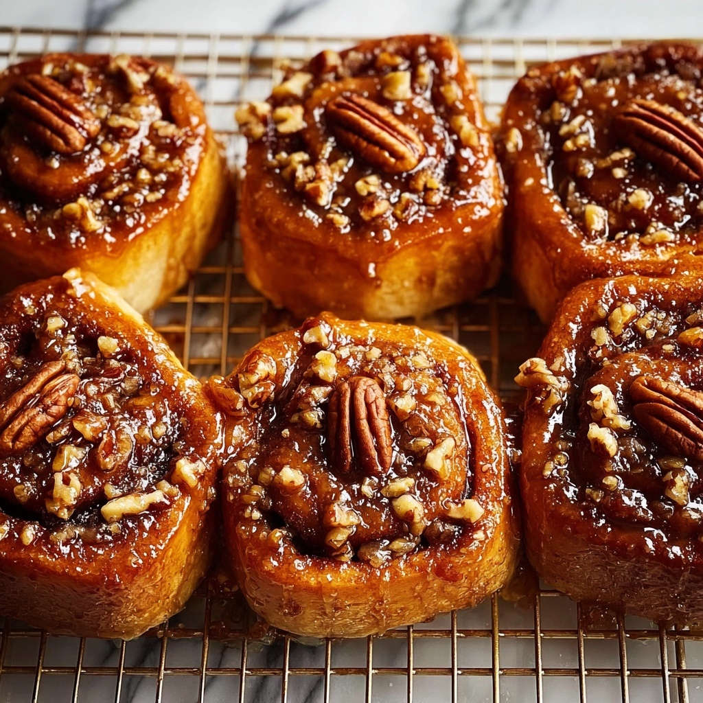 Sticky Buns with Caramel and Pecans Recipe - Recipe Image