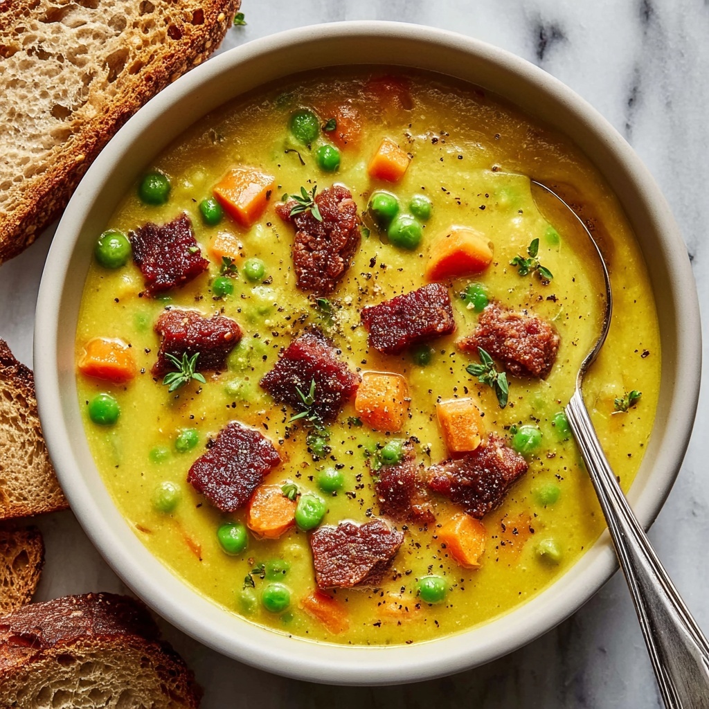 Split Pea Soup Recipe: Easy Homemade Comfort in One Pot Recipe - Recipe Image
