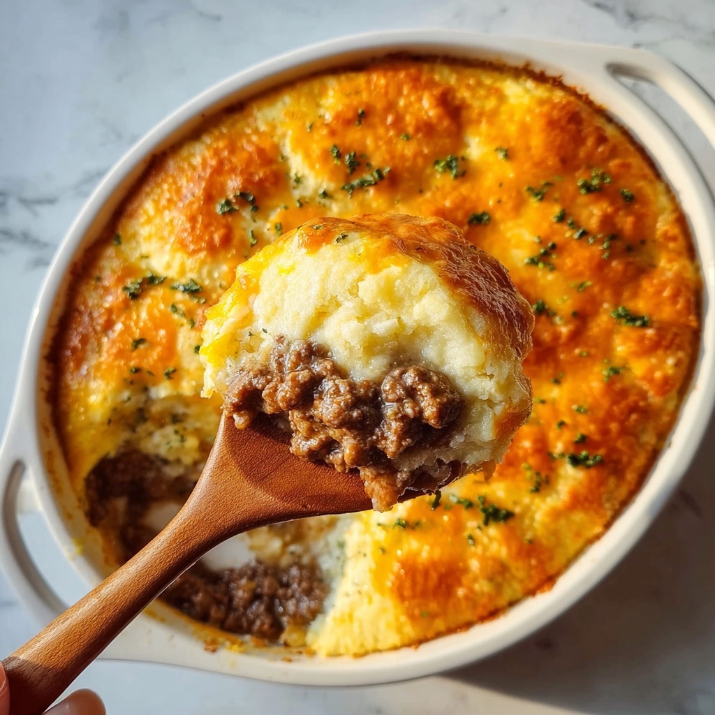 Cheddar Bay Ground Beef Cobbler Recipe - Recipe Image