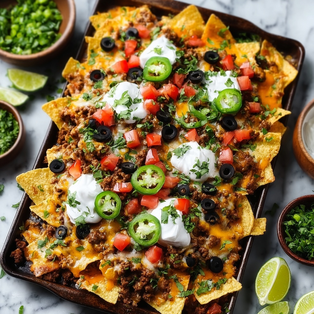 Loaded Sheet Pan Nachos Recipe - Recipe Image