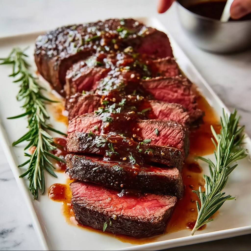 Beef Tenderloin with Red Wine Sauce Recipe for Special Dinners Recipe - Recipe Image