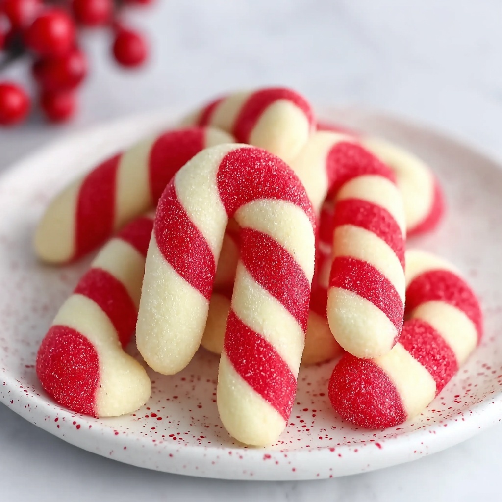 Candy Cane Cookies Recipe - Recipe Image