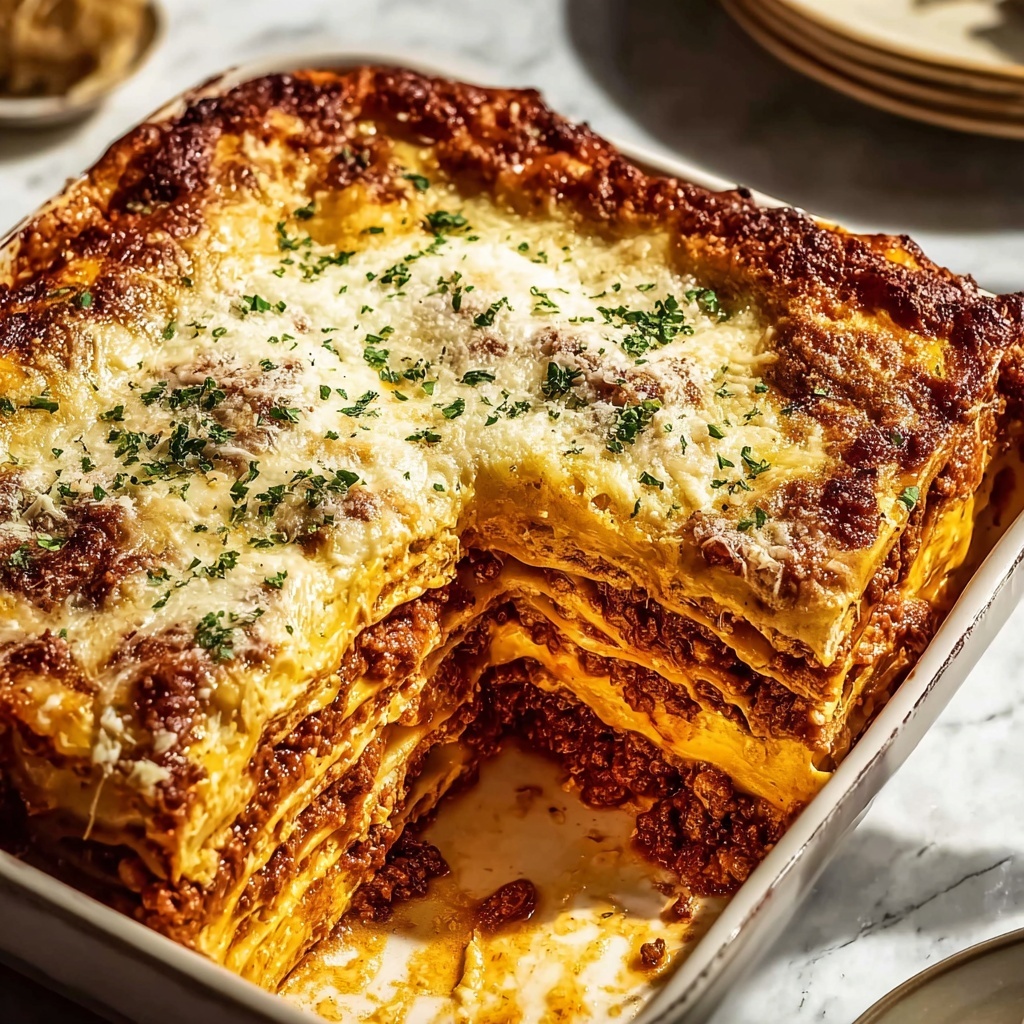 Homemade Lasagna with Ricotta Cheese Recipe - Recipe Image