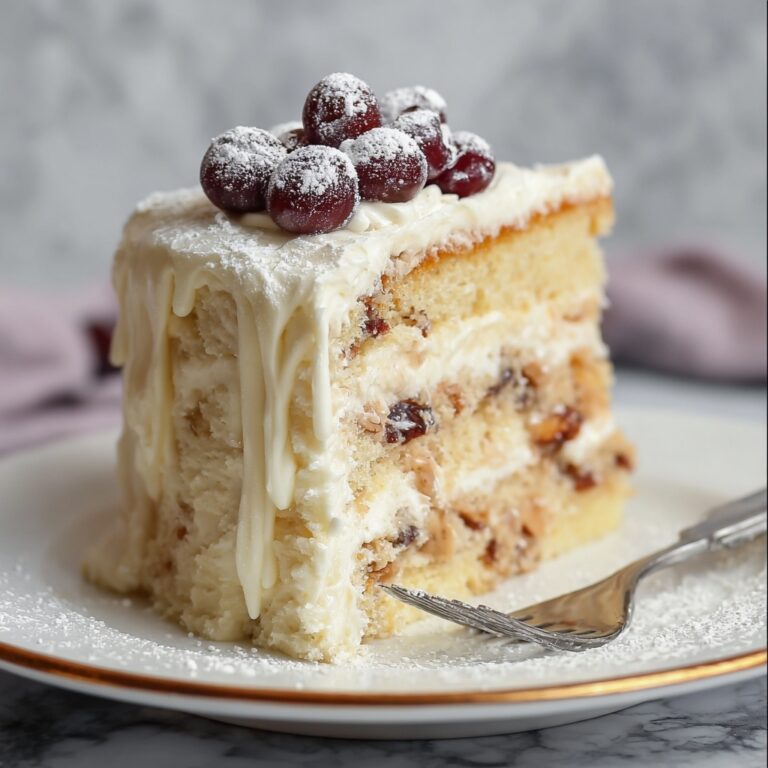 Kiev Cake with Hazelnut Meringue, Cherry, and Russian Buttercream Recipe