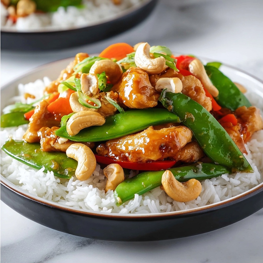 Cashew Chicken stir-fry with Hoisin and Ginger Recipe - Recipe Image
