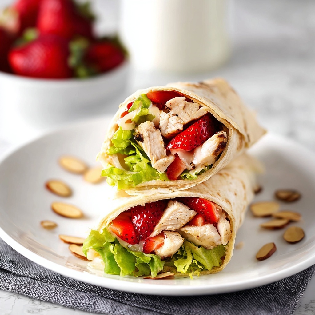 Strawberry Chicken Wraps Recipe - Recipe Image