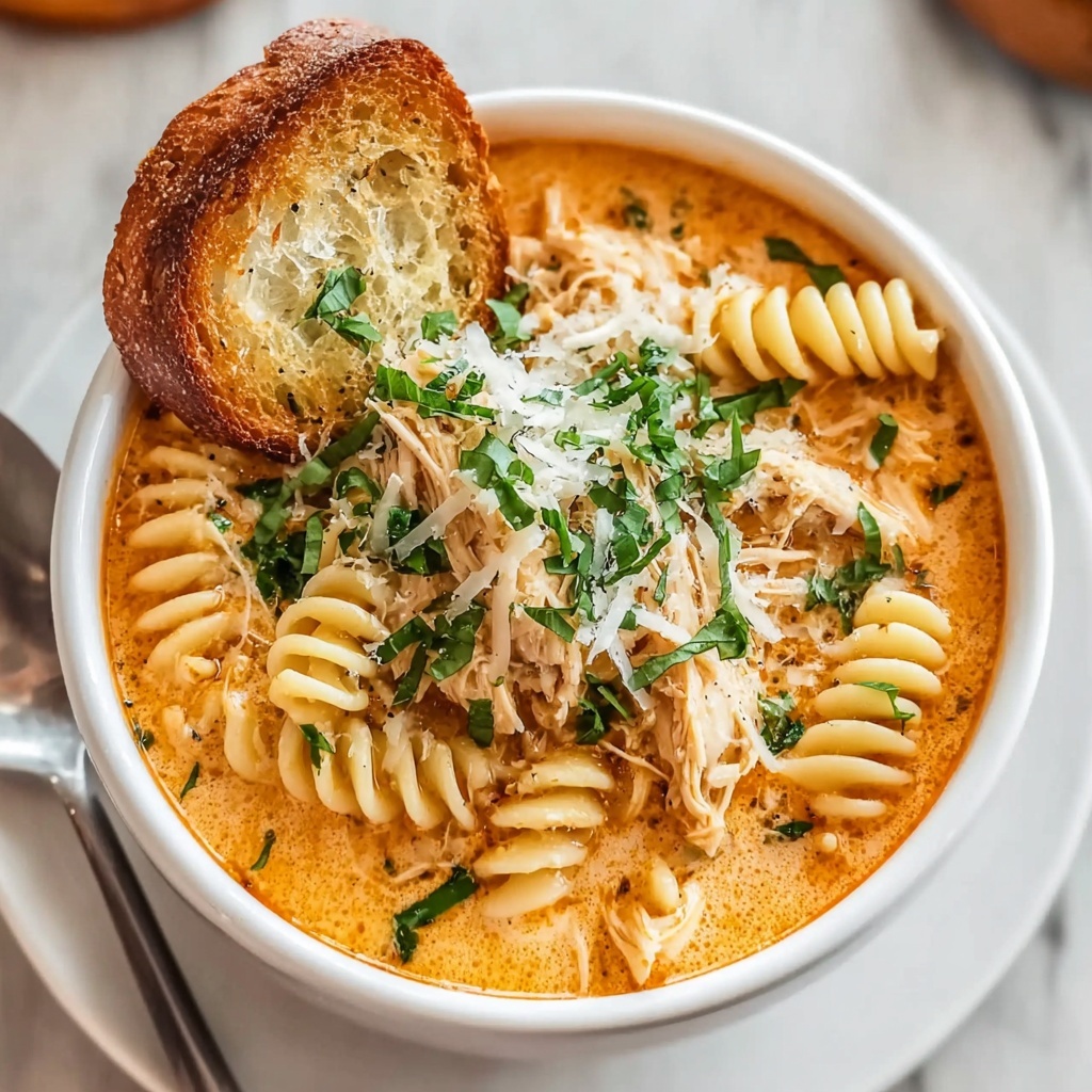 Crockpot Chicken Parmesan Soup – Easy Comfort Food Recipe - Recipe Image