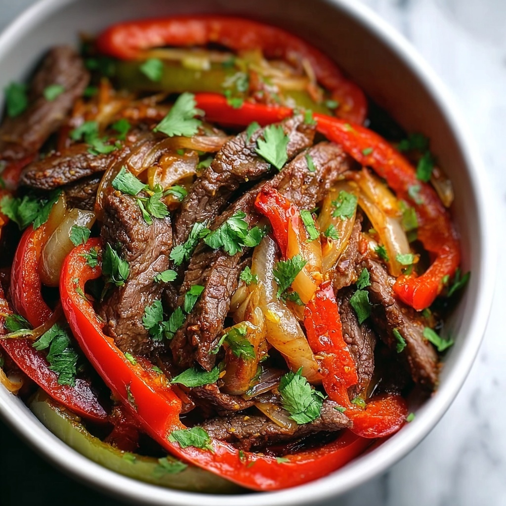 Crockpot Pepper Steak Recipe - Recipe Image
