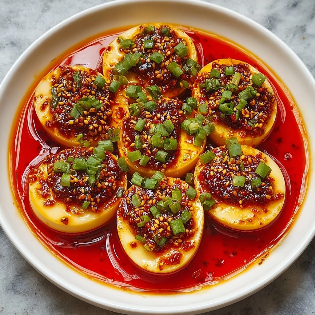 Spicy Gochujang Eggs: A Bold Korean Breakfast Recipe - Recipe Image