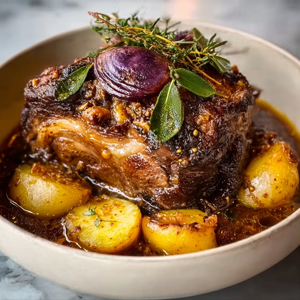 Apple Cider Braised Pork Shoulder Recipe - Recipe Image