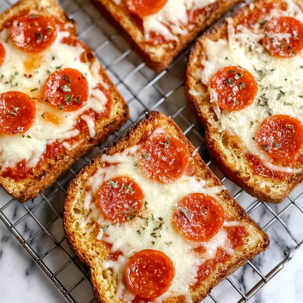 Texas Toast Garlic Bread Pizza Recipe - Recipe Image