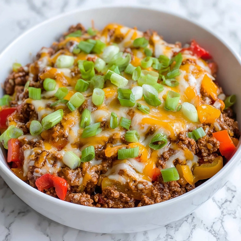 One Pot Wonder Stuffed Pepper Skillet Recipe - Recipe Image
