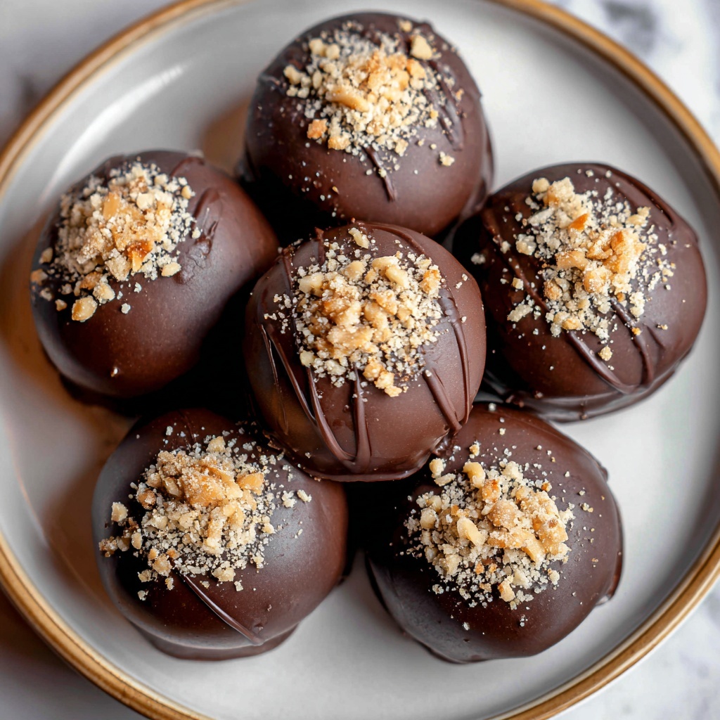 Coffee Toffee Truffles with Chocolate and Toffee Bits Recipe - Recipe Image