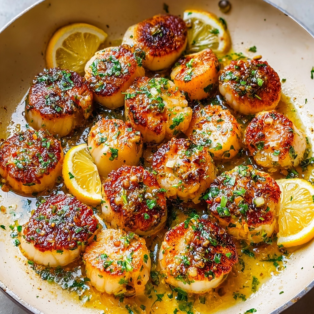 Garlic Butter Scallops Recipe - Recipe Image