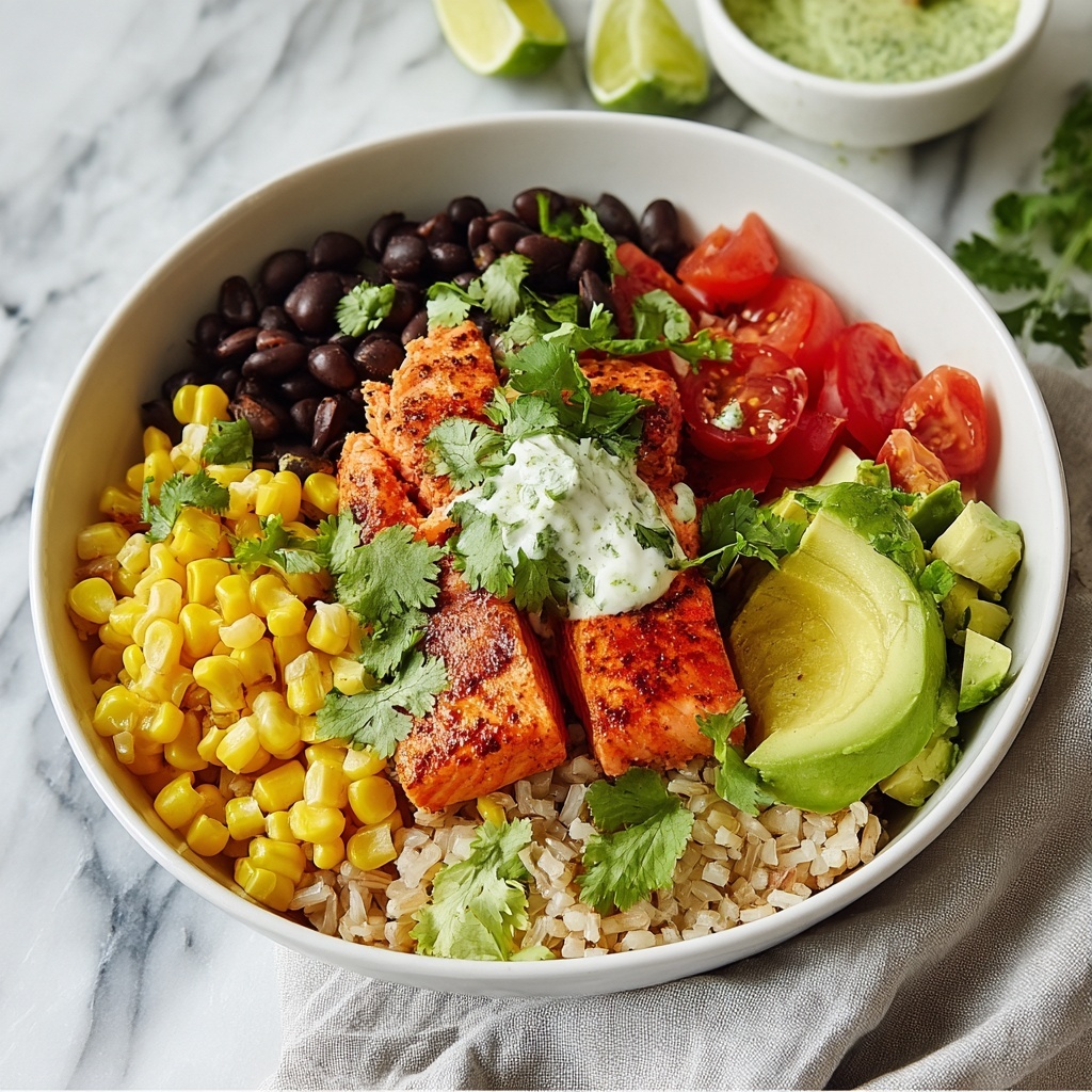 Salmon Burrito Bowl Recipe - Recipe Image