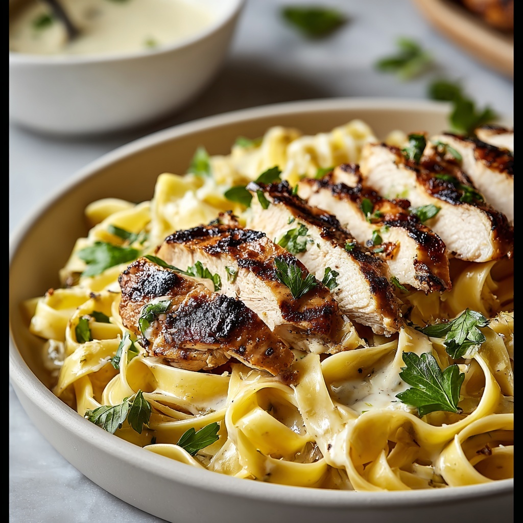 Low Calorie Chicken Alfredo Recipe - Recipe Image