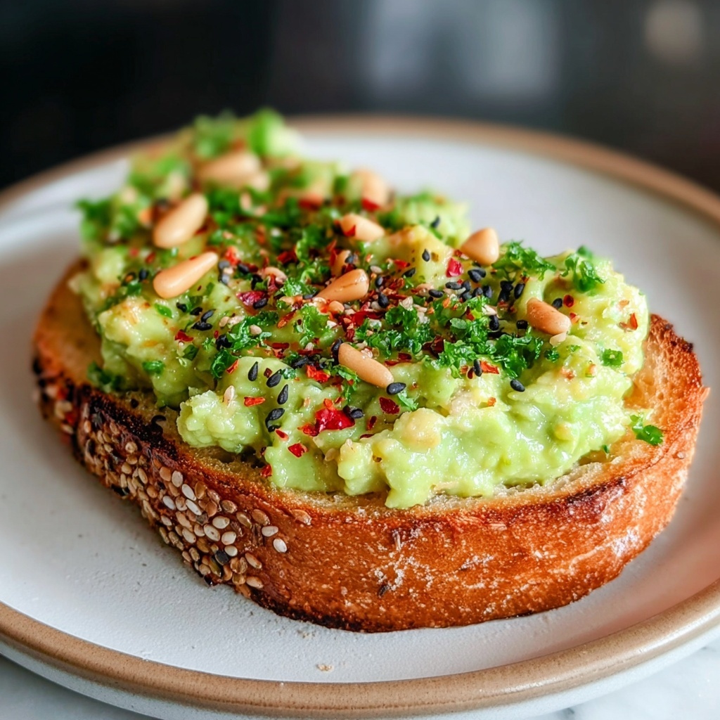 Avocado Toast with Delicious Toppings Recipe - Recipe Image