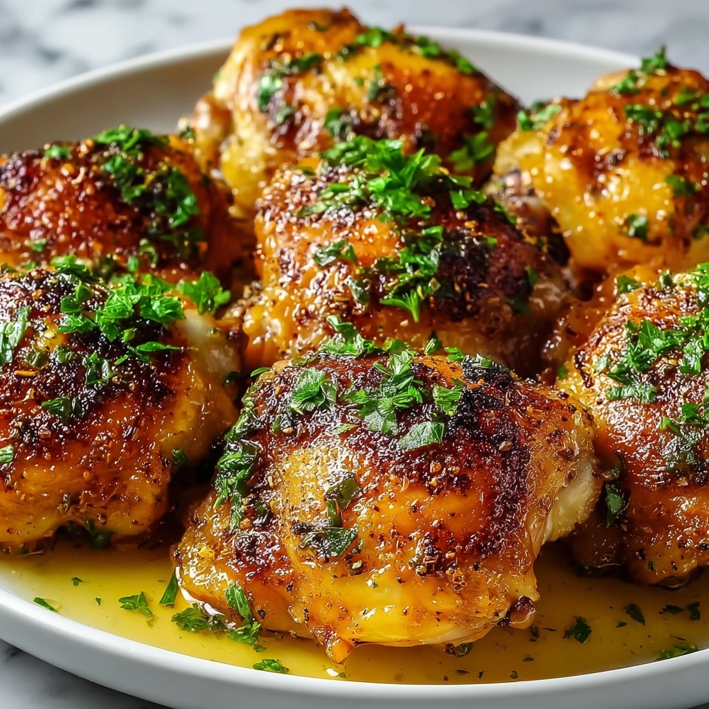 Crispy Oven-Baked Chicken Thighs Recipe - Recipe Image