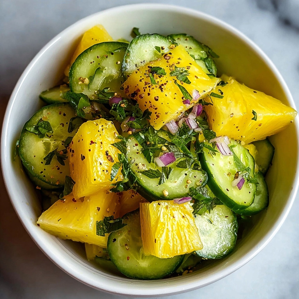 Pineapple Cucumber Salad: Fresh, Easy and Delicious Recipe - Recipe Image