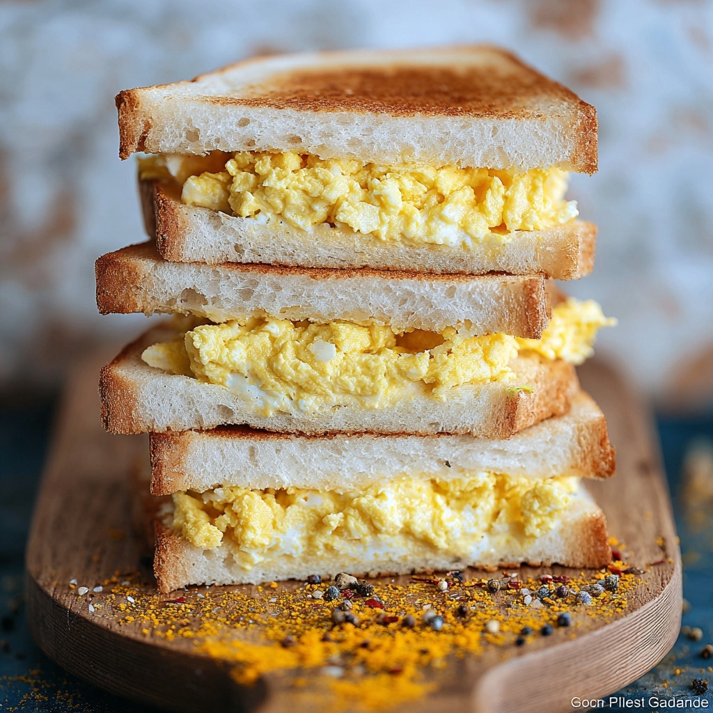 Japanese Egg Sandwich (Tamago Sando) Recipe - Recipe Image