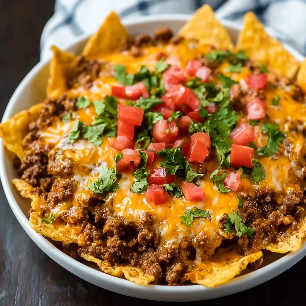 Cheesy Dorito Casserole With Ground Beef Recipe - Recipe Image