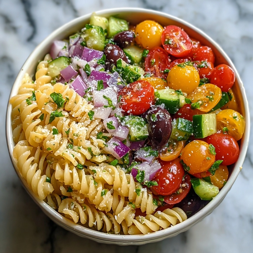 Pasta Salad with Italian Dressing Recipe - Recipe Image