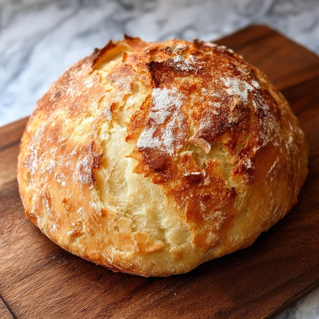 Easy No-Knead Artisan Bread Recipe - Recipe Image