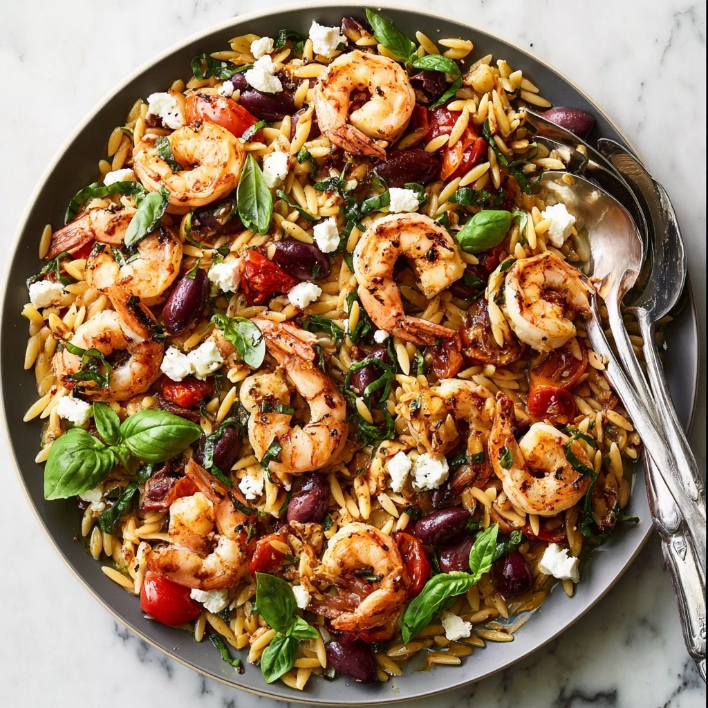 Shrimp Orzo with Feta and Lemon Recipe - Recipe Image