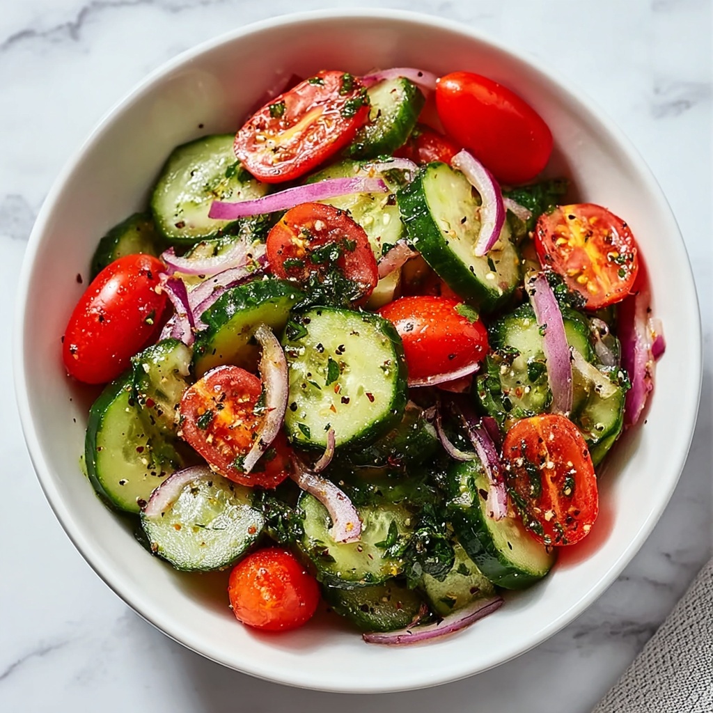 Cucumber Tomato Salad Recipe - Recipe Image