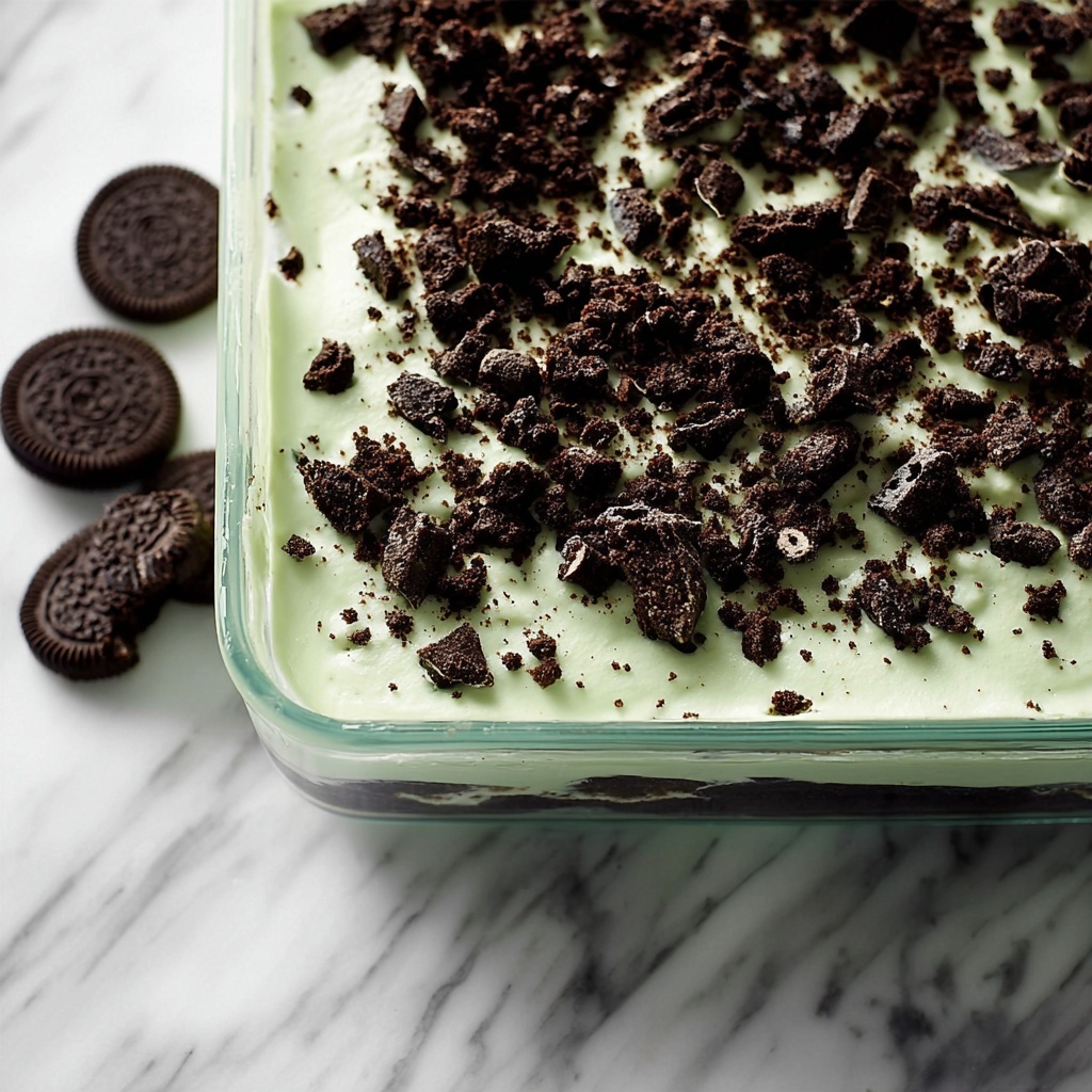 Pistachio Oreo Ice Cream Dessert Recipe - Recipe Image