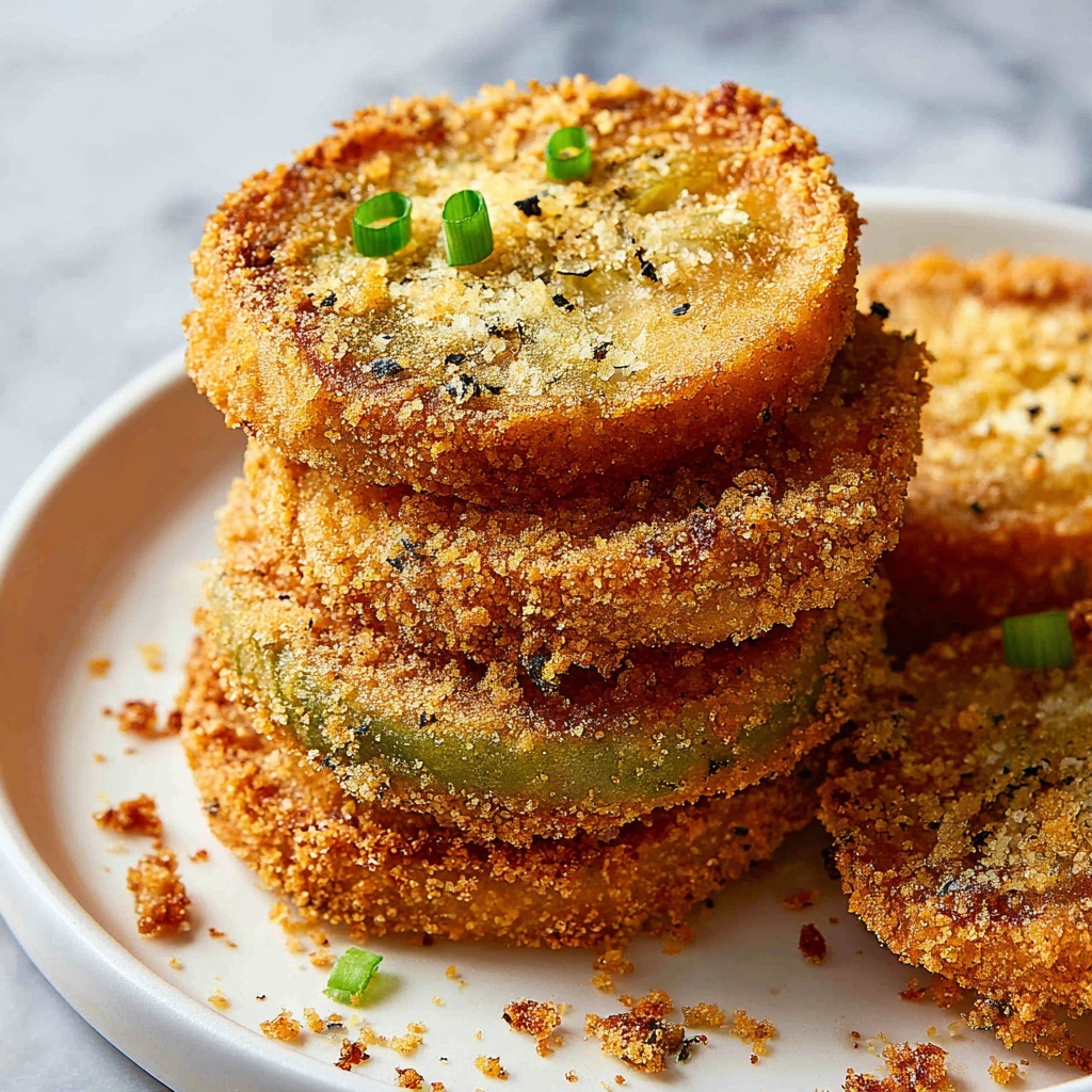 Crispy Fried Green Tomatoes Recipe - Recipe Image