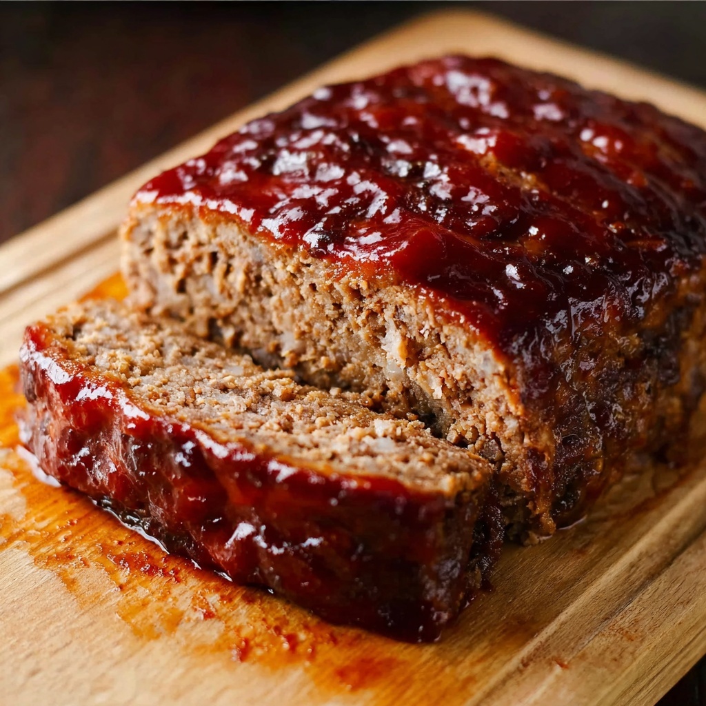 Easy Perfect Brown Sugar Meatloaf for Family Comfort Meals Recipe - Recipe Image