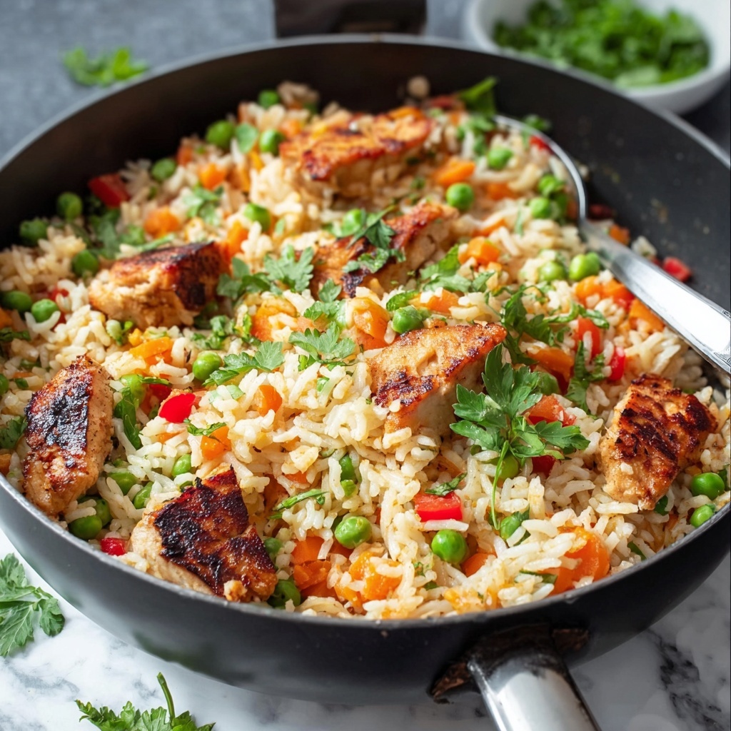 Turkey and Vegetable Rice Skillet Recipe - Recipe Image