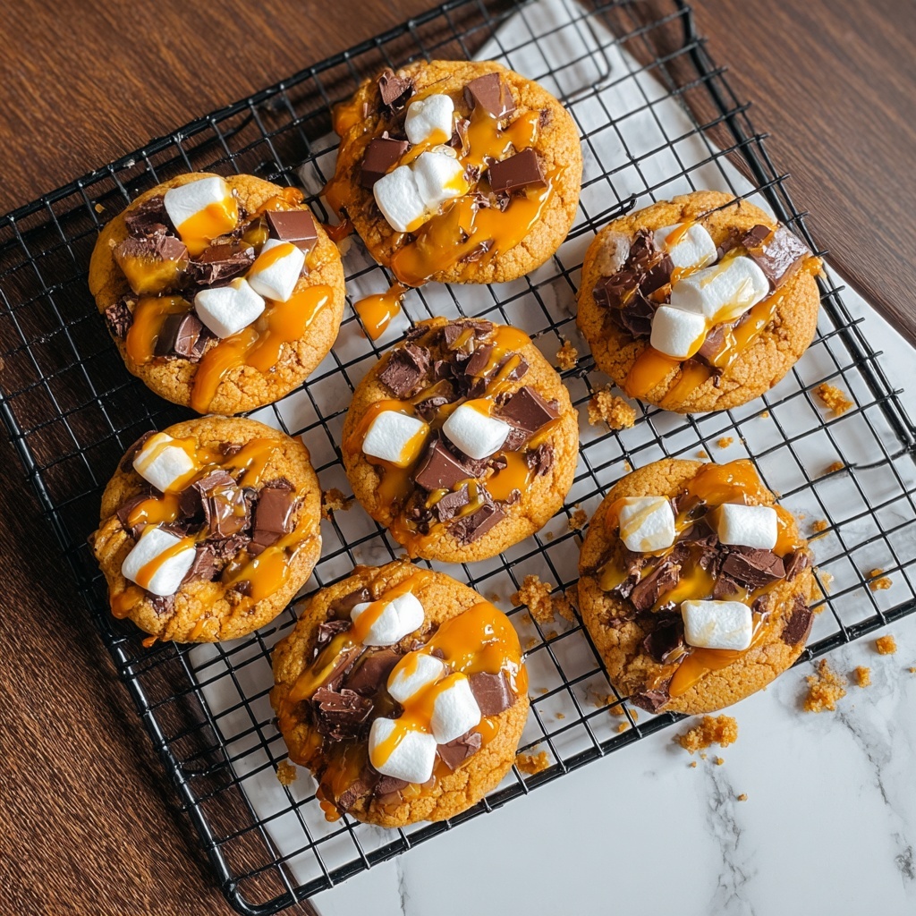 Pumpkin S'mores Cookies Recipe - Recipe Image