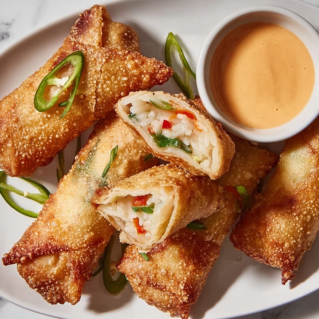 Crispy Crab Cake Egg Rolls That Wow at Every Party Recipe - Recipe Image