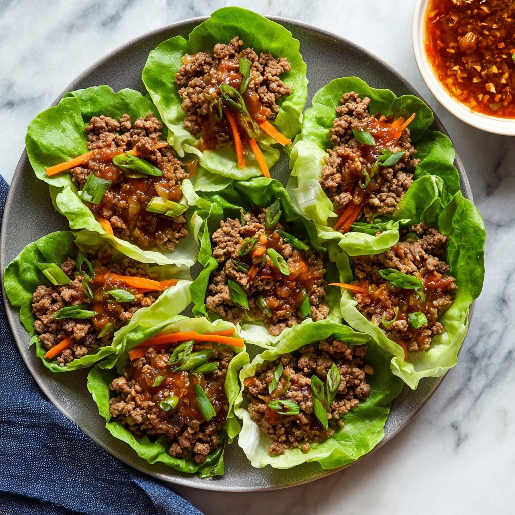 Thai Basil Beef Lettuce Wraps Recipe - Recipe Image