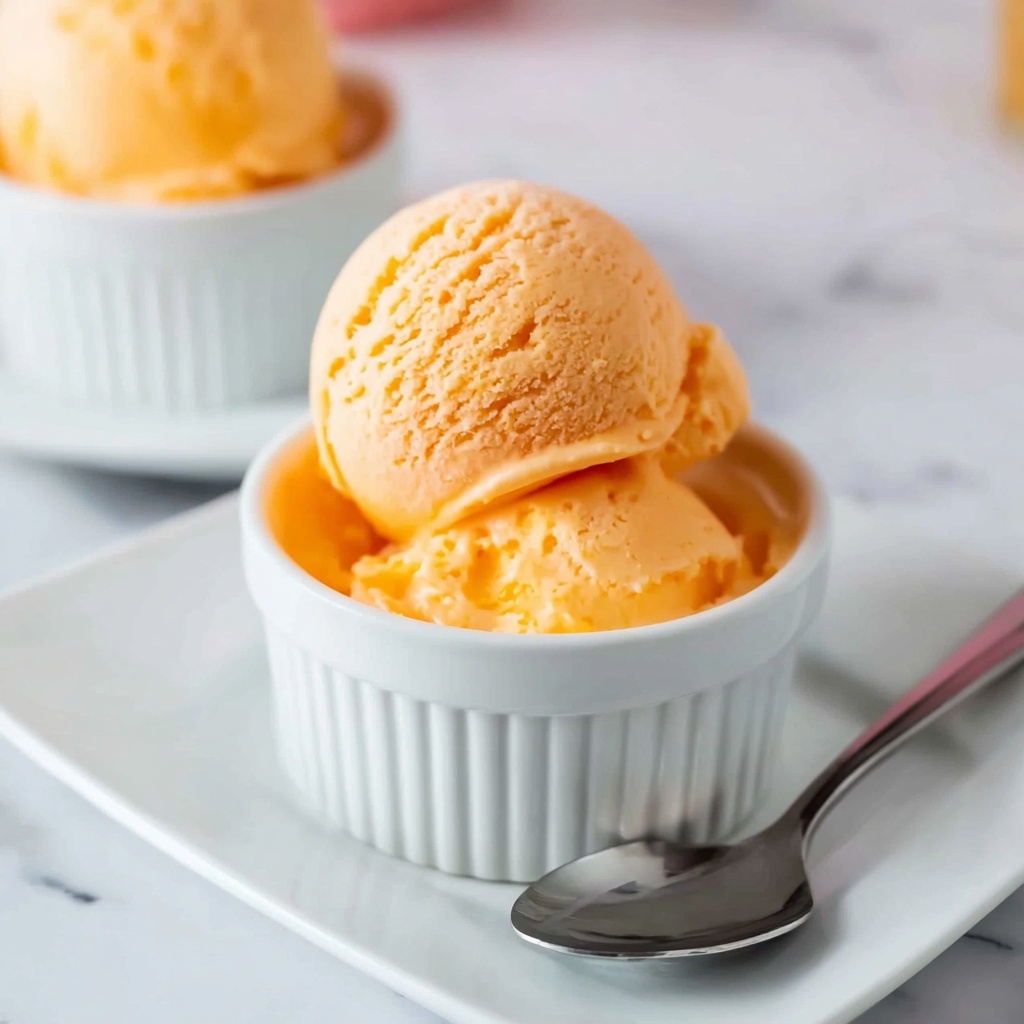 Peach Frozen Yogurt Recipe - Recipe Image