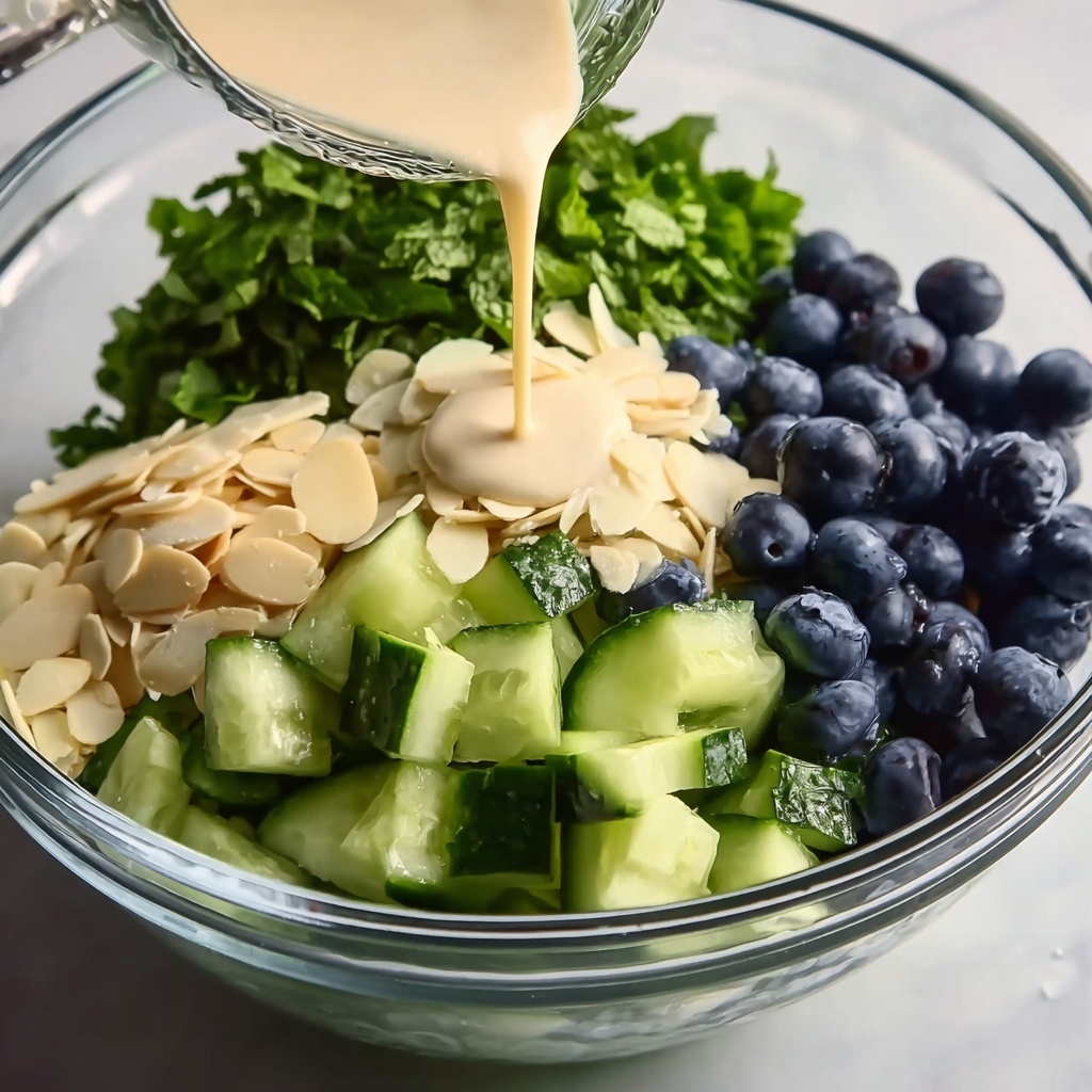 Cucumber Blueberry Salad with Lemon-Mint Vinaigrette Recipe - Recipe Image