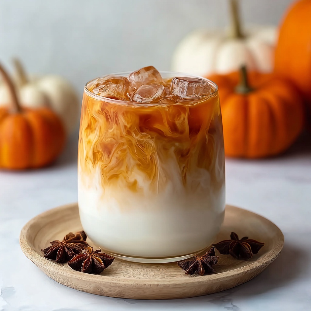 Iced Pumpkin Cream Chai Tea Latte (Starbucks Copycat) Recipe - Recipe Image