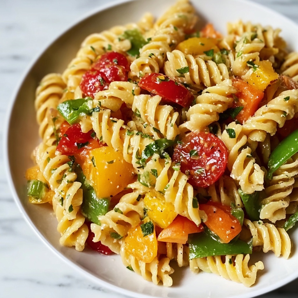 Easy Sunshine Pasta Salad Recipe - Recipe Image