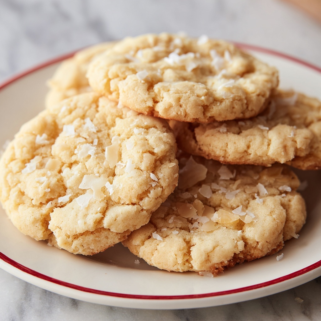 Chewy Coconut Cookies Recipe - Recipe Image