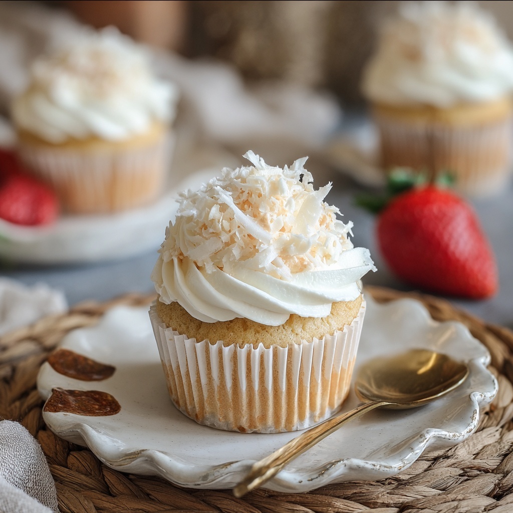 Angel Food Cupcakes Recipe - Recipe Image